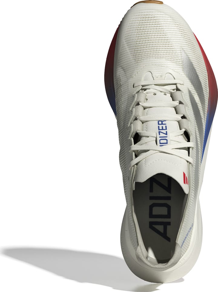 Adidas Women's Adizero Boston 12 Core White/Metallic Silver
